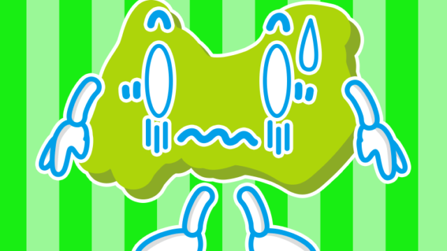 ショックを受ける富山ちゃんのイラスト【色、背景あり】PNG