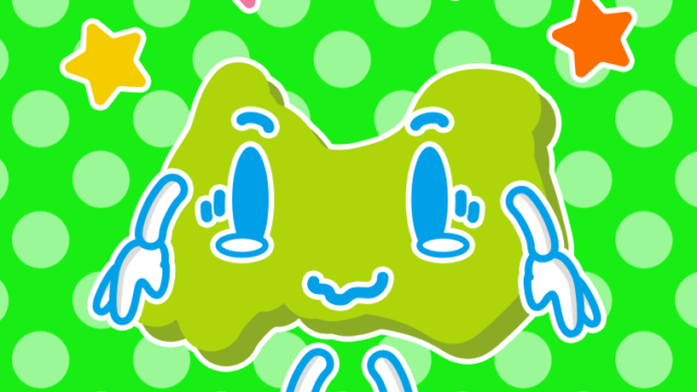 ジーンとする富山ちゃんのイラスト【色、背景あり】PNG