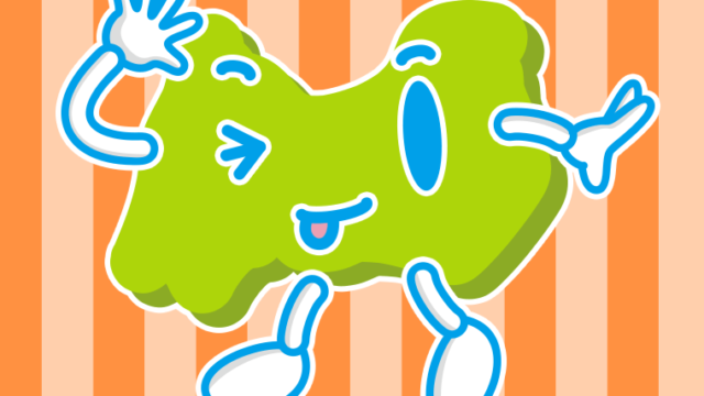 テヘヘな富山ちゃんのイラスト【色、背景あり】PNG