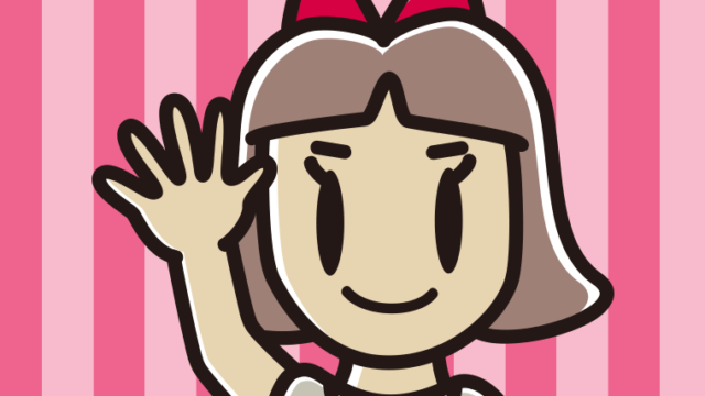 手をあげる小学生女子のイラスト【色、背景あり】PNG