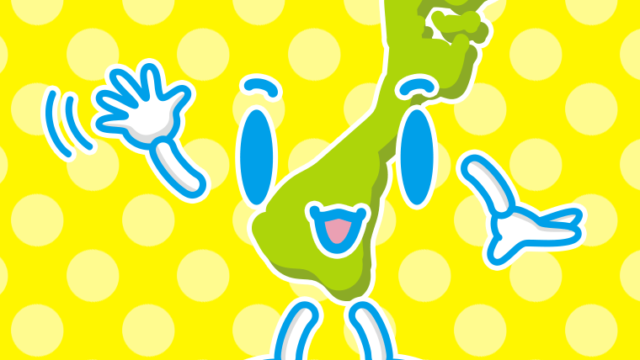 手を振る石川ちゃんのイラスト【色、背景あり】PNG