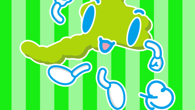 走る福井ちゃんのイラスト【色、背景あり】PNG