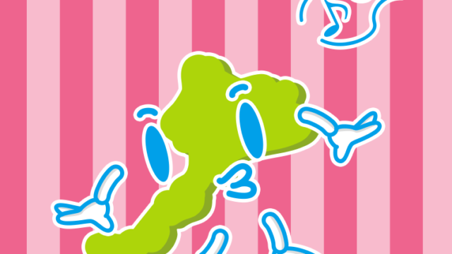 口笛を吹く福井ちゃんのイラスト【色、背景あり】PNG