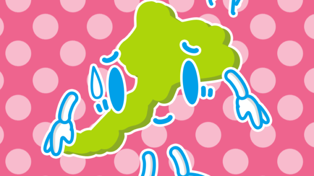 苦笑いする福井ちゃんのイラスト【色、背景あり】PNG