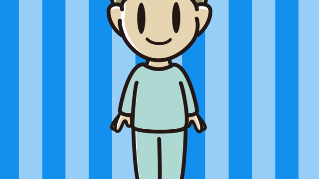 部屋着の小学生男子のイラスト【色、背景あり】PNG