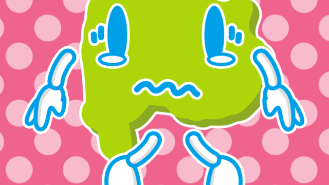 泣く山梨ちゃんのイラスト【色、背景あり】PNG