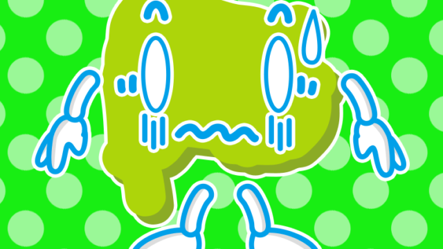 ショックを受ける山梨ちゃんのイラスト【色、背景あり】PNG