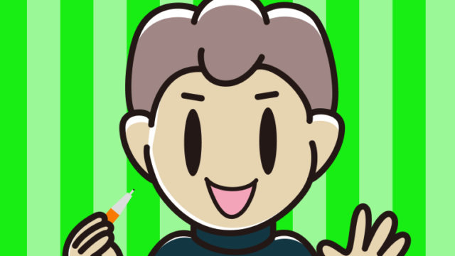 シャープペンを持つ男子中学生のイラスト【色、背景あり】PNG