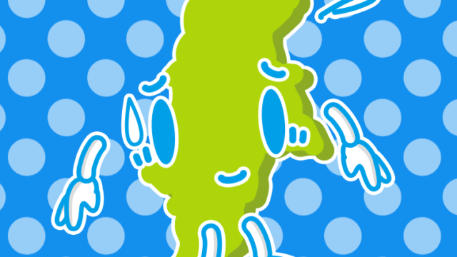 苦笑いする長野ちゃんのイラスト【色、背景あり】PNG