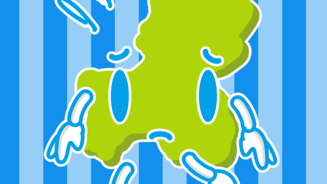 悲しそうな岐阜ちゃんのイラスト【色、背景あり】PNG