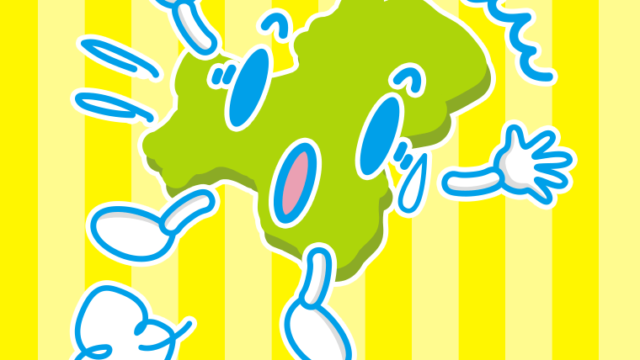 驚く岐阜ちゃんのイラスト【色、背景あり】PNG
