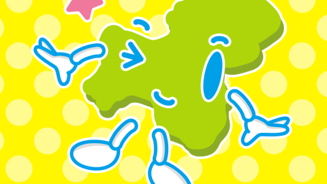 ウインクする岐阜ちゃんのイラスト【色、背景あり】PNG