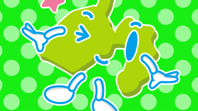 ウインクする静岡ちゃんのイラスト【色、背景あり】PNG