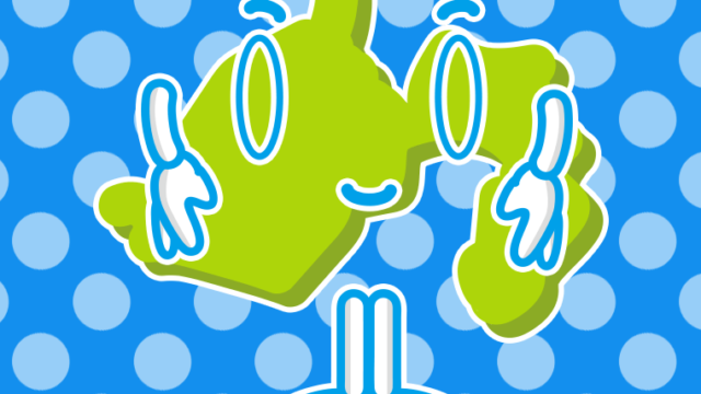 お辞儀する静岡ちゃんのイラスト【色、背景あり】PNG