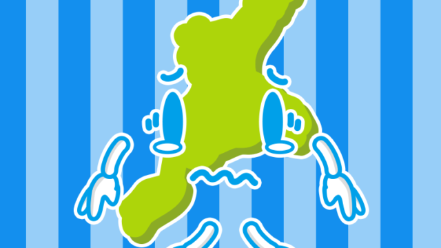 泣く三重ちゃんのイラスト【色、背景あり】PNG