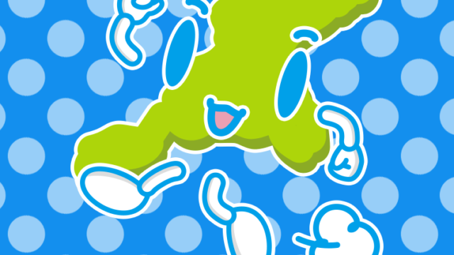 走る三重ちゃんのイラスト【色、背景あり】PNG