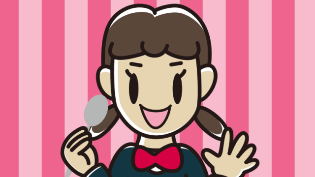 カレーライスを食べる女子中学生のイラスト【色、背景あり】PNG