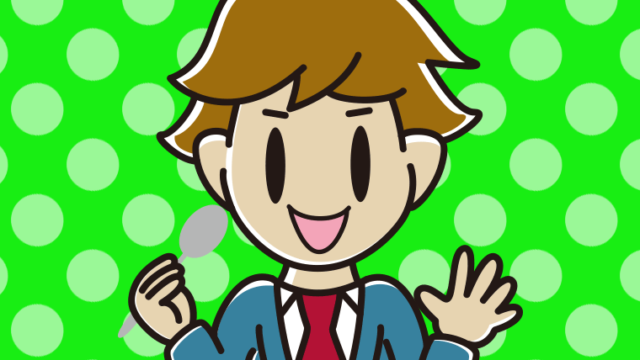 カレーライスを食べる男子高校生のイラスト【色、背景あり】PNG