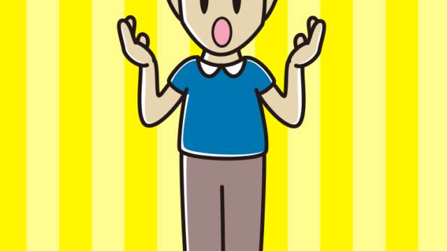 怒りながら話す男性のイラスト【色、背景あり】PNG