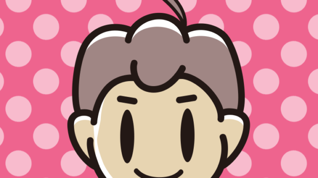 アホ毛の男子中学生のイラスト【色、背景あり】PNG