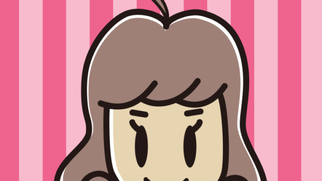 アホ毛の女子大学生のイラスト【色、背景あり】PNG