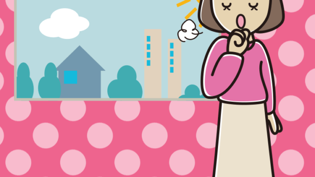 咳払いする女性アナウンサーのイラスト【色、背景あり】PNG