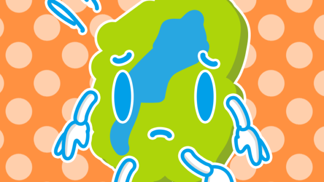 悲しそうな滋賀ちゃんのイラスト【色、背景あり】PNG