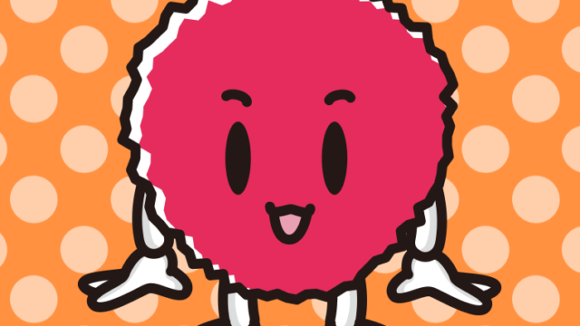 かわいいライチちゃんのイラスト【色、背景あり】PNG