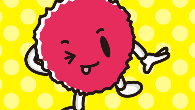 テヘヘなライチちゃんのイラスト【色、背景あり】PNG