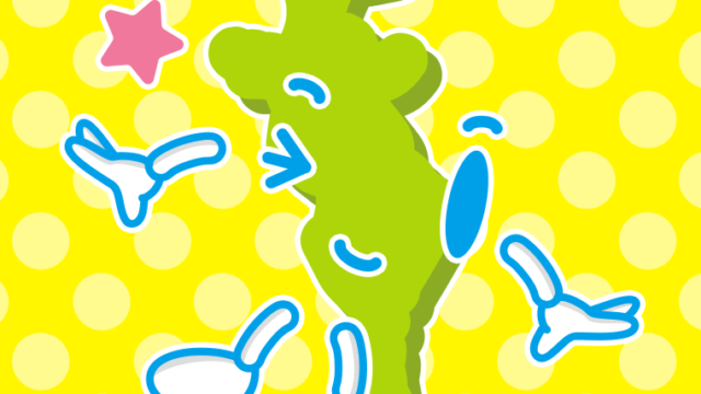 ウインクする京都ちゃんのイラスト【色、背景あり】PNG