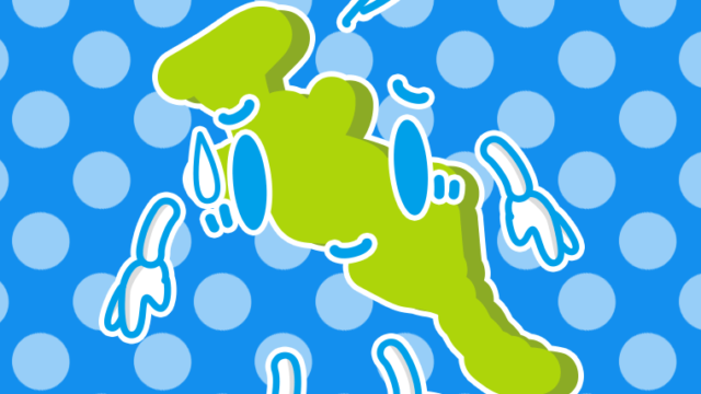 苦笑いする京都ちゃんのイラスト【色、背景あり】PNG