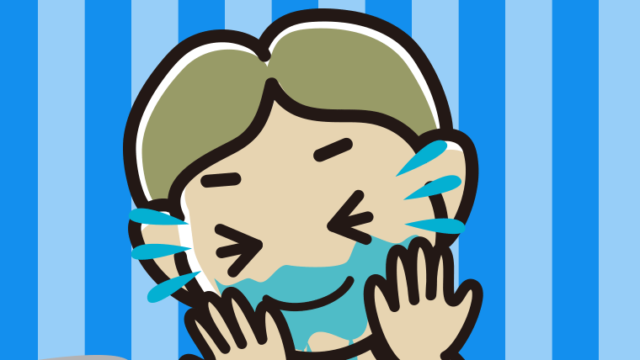 顔を洗う小学生男子のイラスト【色、背景あり】PNG