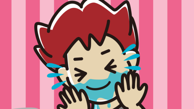 顔を洗う男子大学生のイラスト【色、背景あり】PNG