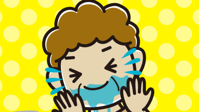 顔を洗うおばさんのイラスト【色、背景あり】PNG