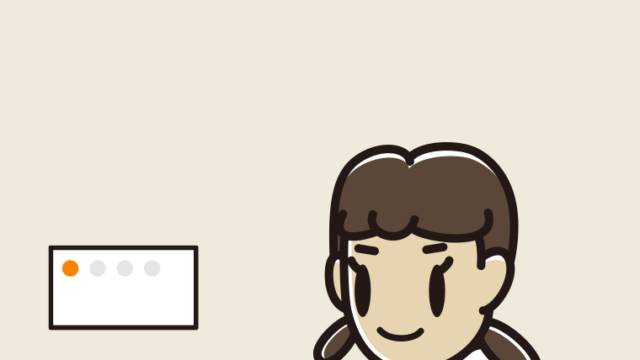 トイレを使う女子中学生のイラスト【色、背景あり】PNG