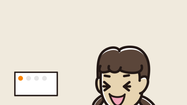 トイレで笑う女子中学生のイラスト【色、背景あり】PNG