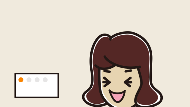 トイレで笑う女子高校生のイラスト【色、背景あり】PNG