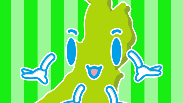 かわいい大阪ちゃんのイラスト【色、背景あり】PNG