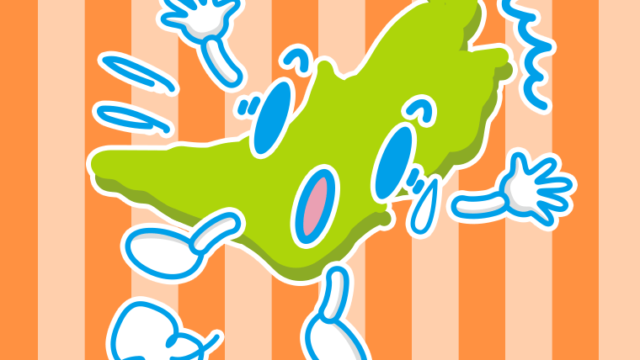 驚く大阪ちゃんのイラスト【色、背景あり】PNG