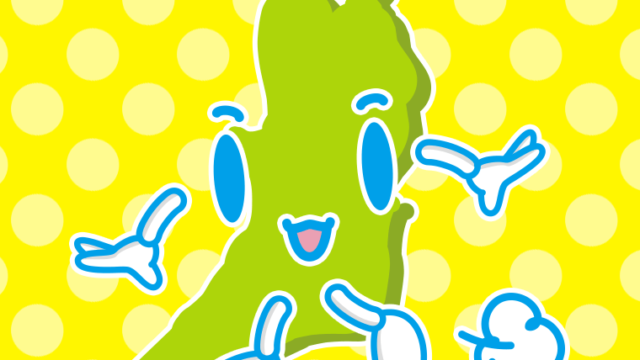 歩く大阪ちゃんのイラスト【色、背景あり】PNG