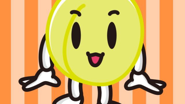 かわいい梅ちゃんのイラスト【色、背景あり】PNG