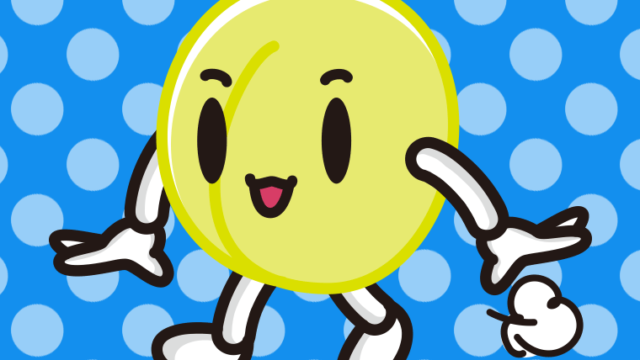 歩く梅ちゃんのイラスト【色、背景あり】PNG