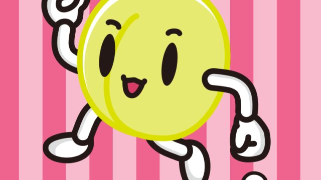 走る梅ちゃんのイラスト【色、背景あり】PNG