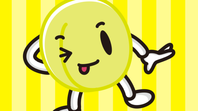 テヘヘな梅ちゃんのイラスト【色、背景あり】PNG