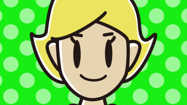 金髪の女性のイラスト【色、背景あり】PNG