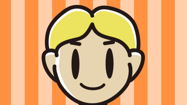 金髪の小学生男子のイラスト【色、背景あり】PNG