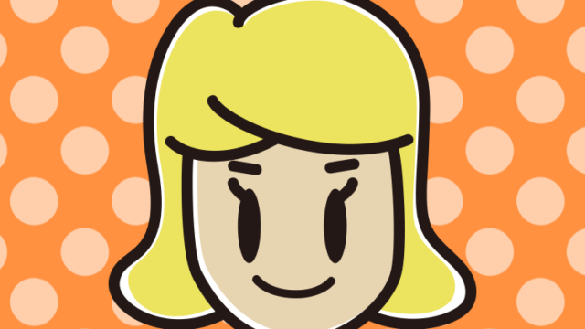 金髪の女子高校生のイラスト【色、背景あり】PNG