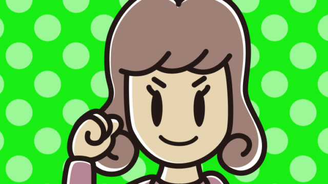 ガッツポーズをする女子大学生のイラスト【色、背景あり】PNG