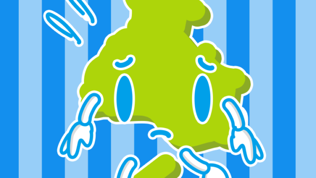 悲しそうな兵庫ちゃんのイラスト【色、背景あり】PNG