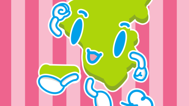 走る兵庫ちゃんのイラスト【色、背景あり】PNG